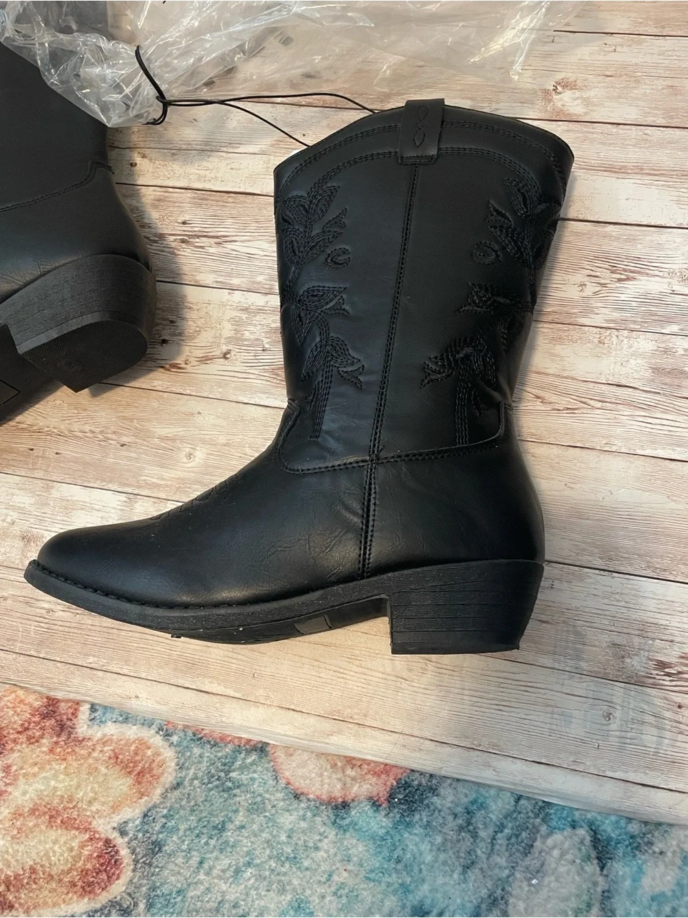 Kensie Girl Black Kids Mid-Calf Boots